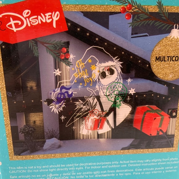 Gemmy Disney Nightmare Before Christmas LED Whirl-A-Motion Holiday Projector - Picture 12 of 16